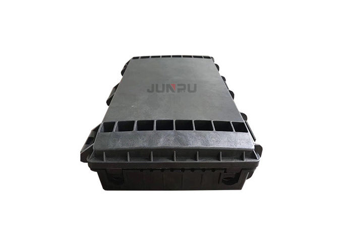 Tipos PP+GF equipado lleno negro ip68 del cierre de la fibra óptica de Junpu 0