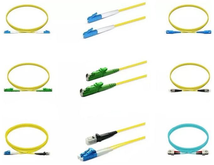 Modo 1 3 del SC del UPC del cordón de remiendo de la fibra óptica de FTTH CATV LC APC solo coleta de la fibra de 5 metros 8