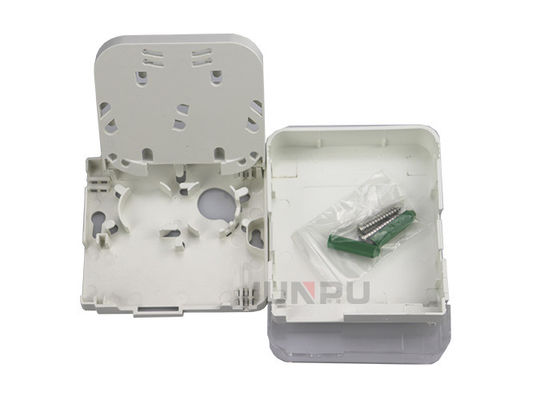 Fiber Optic Termination Box, 4 core fiber rosette box for FTTH