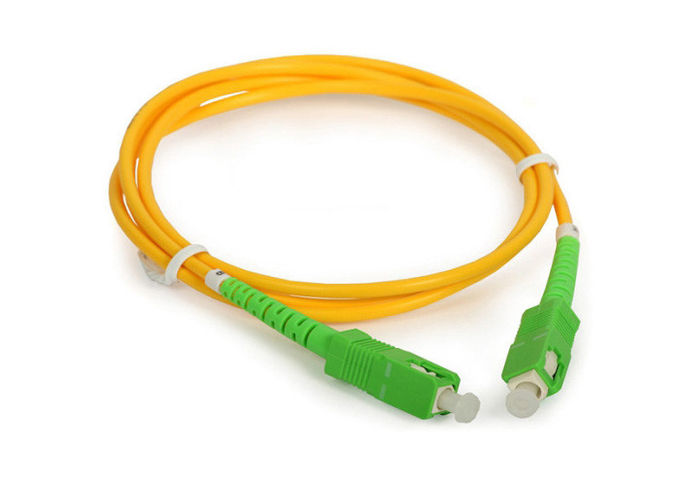 Modo 1 3 del SC del UPC del cordón de remiendo de la fibra óptica de FTTH CATV LC APC solo coleta de la fibra de 5 metros 3